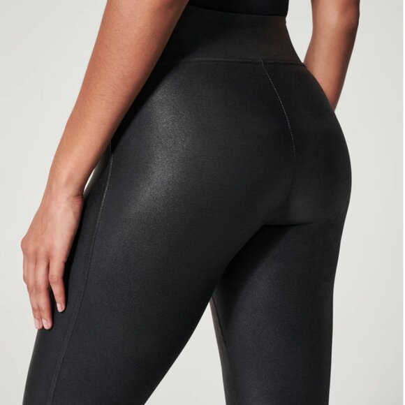 SPANXshape™ Faux Leather Leggings [XL] - Picture 3 of 8